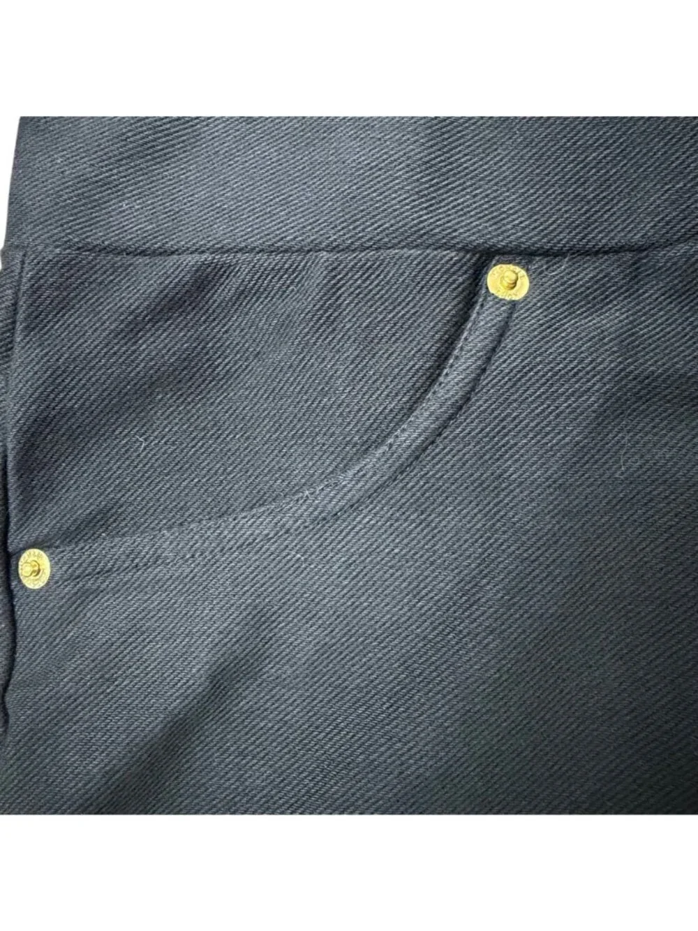 Michael Kors Womens Black Pants Stylish Slim Fit Stretch Size 2X